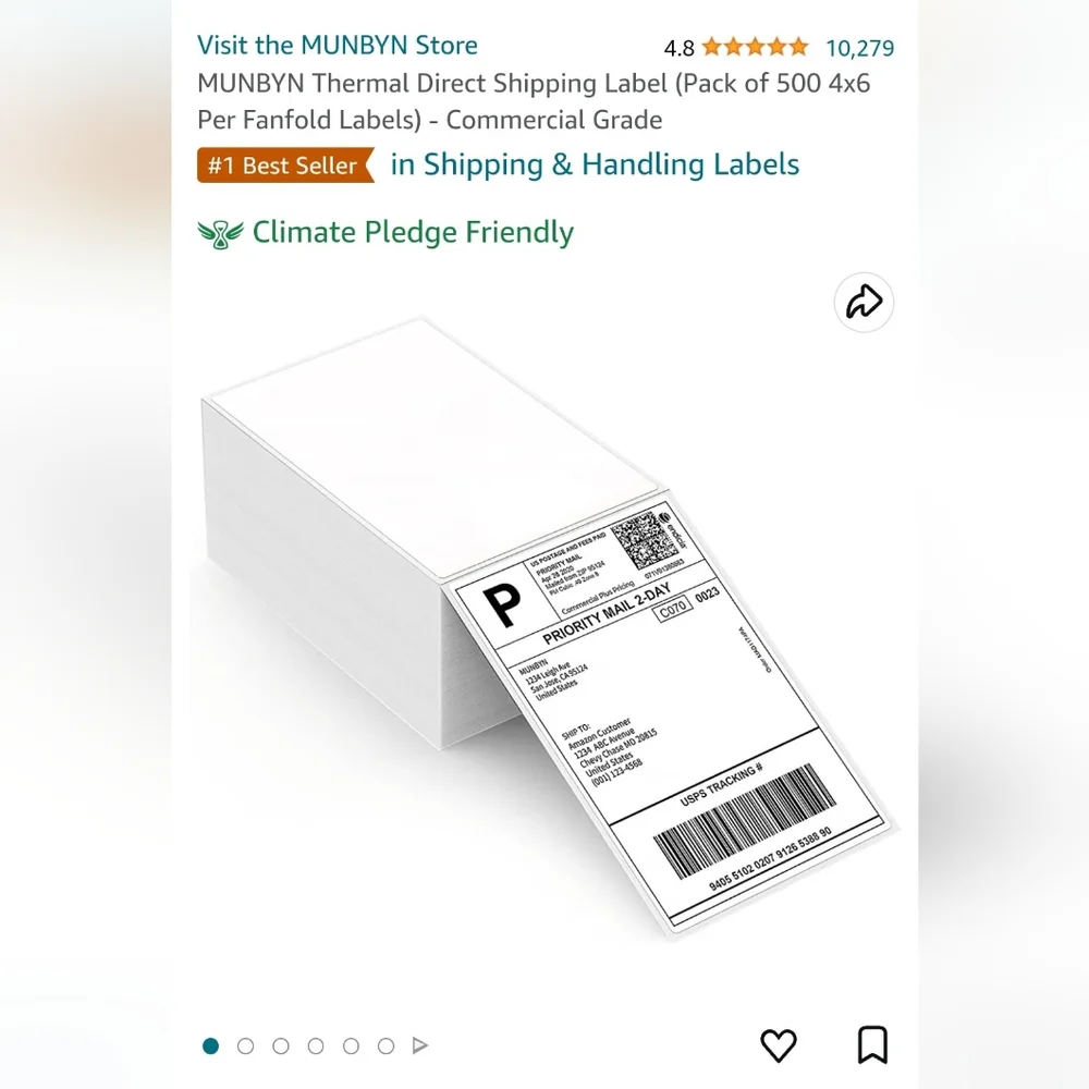 Label Printer & Extra Label Paper